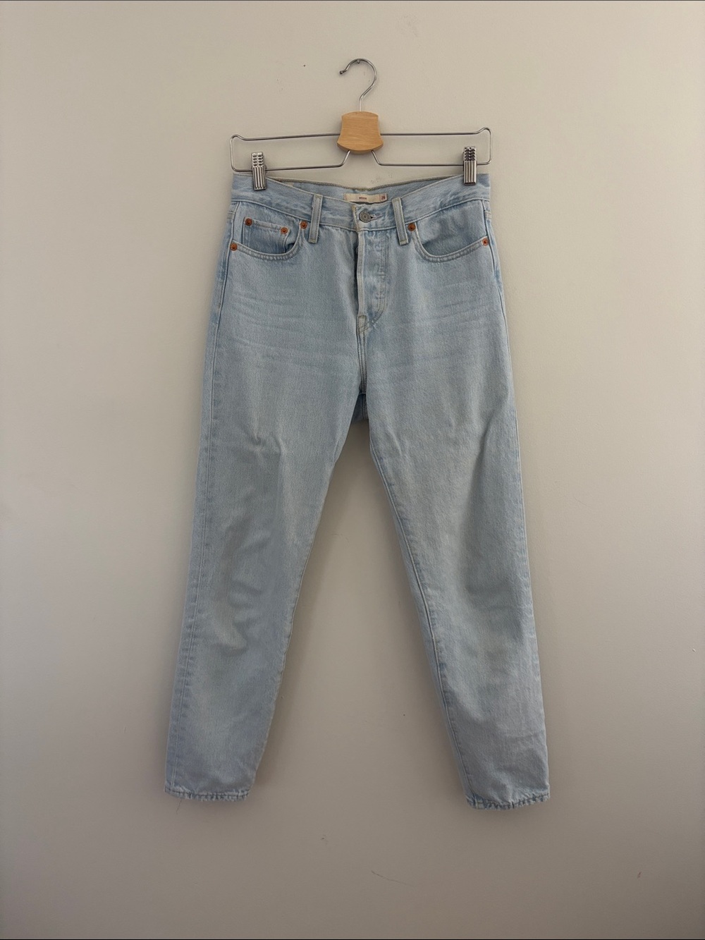 Levi's Light Blue Wedgie Icon Jeans